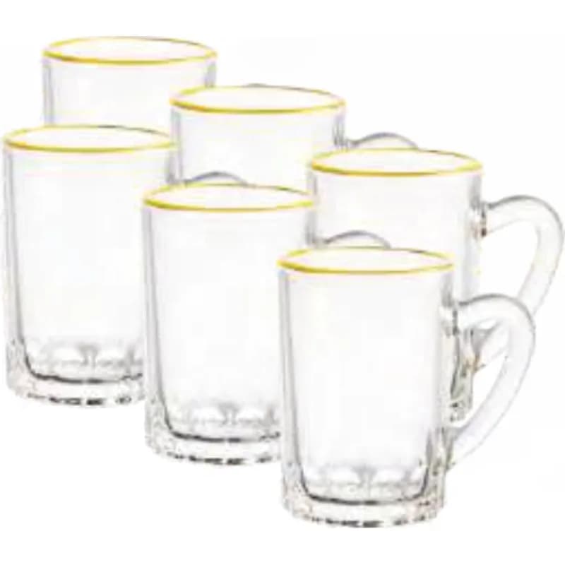 Jogo de Canecas Havana Borda de Ouro 90ml, foto 1
