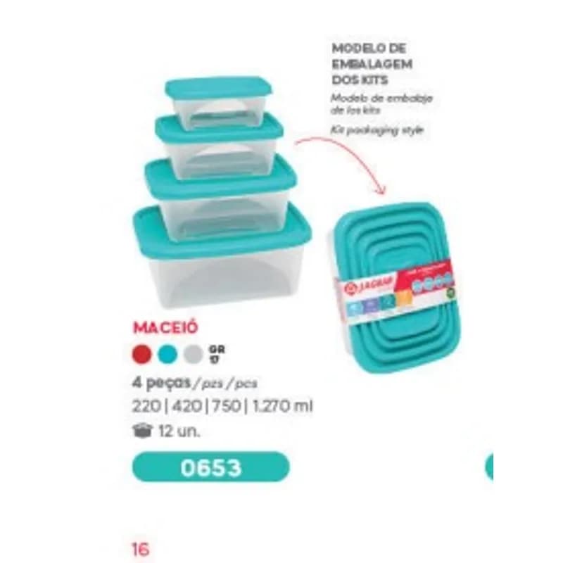 Conjunto 4 Peças Maceio, foto 1