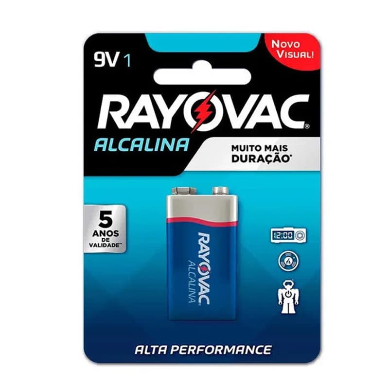 Bateria Rayovac 9v, foto 1