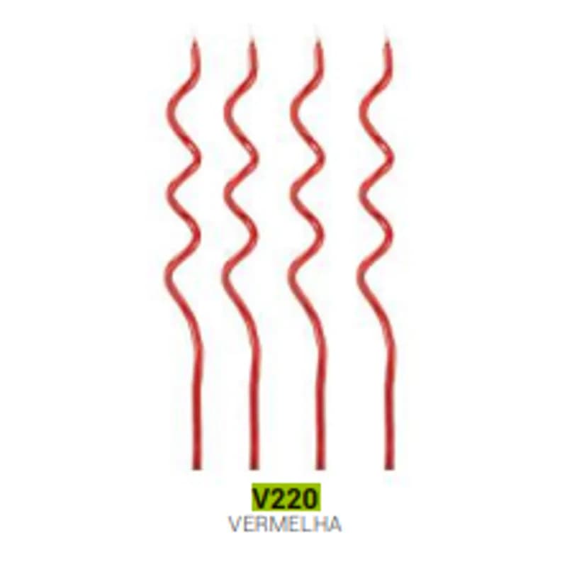 Vela Espiral Vermelha, foto 1
